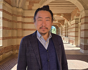 Sixiang-Wang-UCLA-by-Sean-Brenner-363-241 Portrait of Sixiang Wang outside of Royce Hall