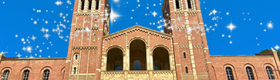 Royce Hall with sparkles.