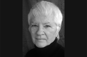 Black and white photograph of Sandra G. Harding.