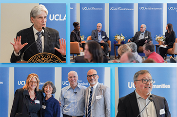 UCLA leadership at the UCLA College faculty and emeriti philanthropy event.