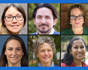 Composite of the six 2025 UCLA Public Impact Research Awards