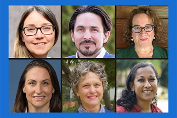 Composite of the six 2025 UCLA Public Impact Research Awards
