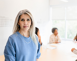 iStock image of a woman